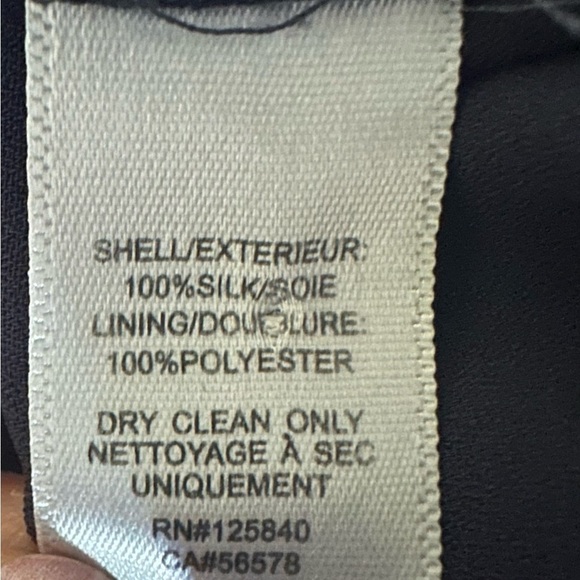 Intermix Kayla Poppy Floral 100% Silk Mini Short Dress, Black/Red, Size 0 - Picture 15 of 16